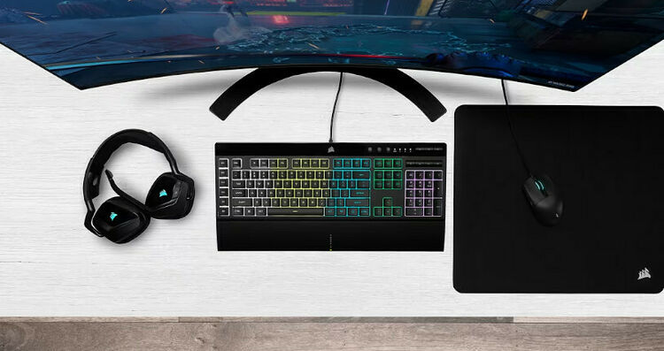 Corsair Gaming K55 RGB PRO + Corsair Ironclaw RGB (image:2)