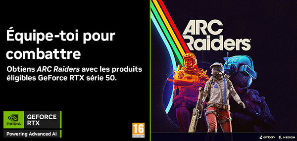 ARC Raiders offert avec NVIDIA