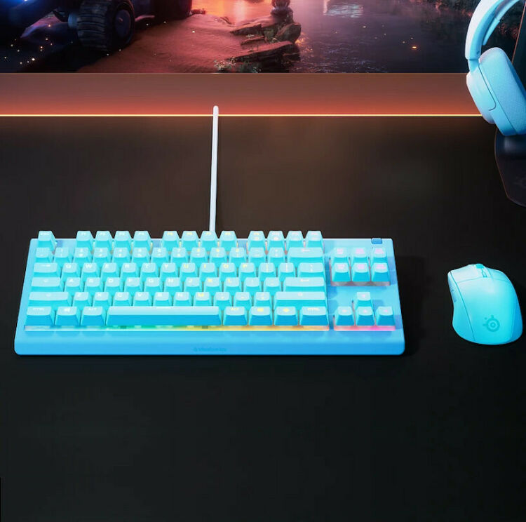 Steelseries Apex 3 TKL (Aqua) (AZERTY) (image:2)