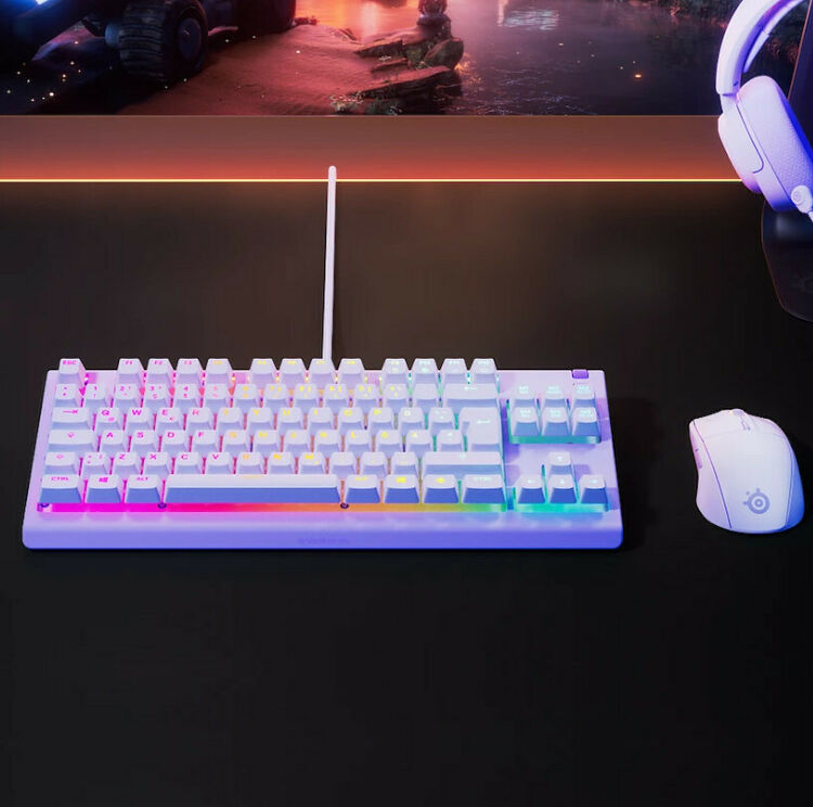 Steelseries Apex 3 TKL (Lavender) (AZERTY) (image:2)