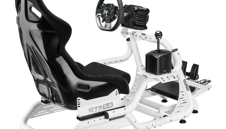 OPLITE GTR S3 Simracing & Flightsim Holder - Blanc (image:2)