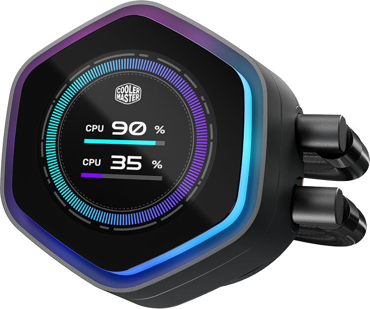 Cooler Master MasterLiquid 360 Atmos II LCD ARGB - Noir (image:2)
