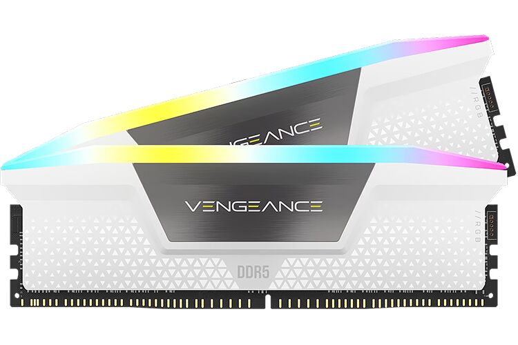 DDR5 Corsair Vengeance RGB Blanc - 32 Go (2 x 16 Go) 6400 MHz - CAS 36 + Kit d poucesÃ© (image:4)
