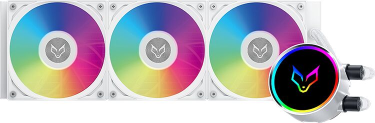 Fox Spirit Lightflow GX360 ARGB Blanc - 360 mm (image:2)