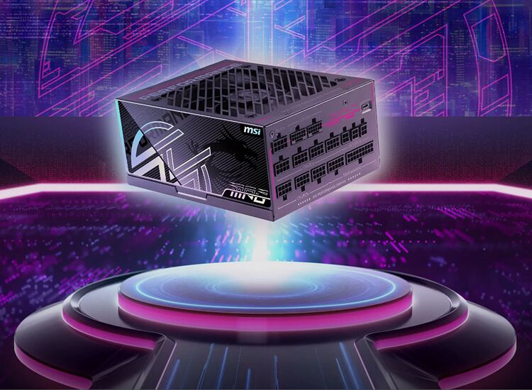 MSI MPG AI1300TS PCIE5 - 1300W (image:2)