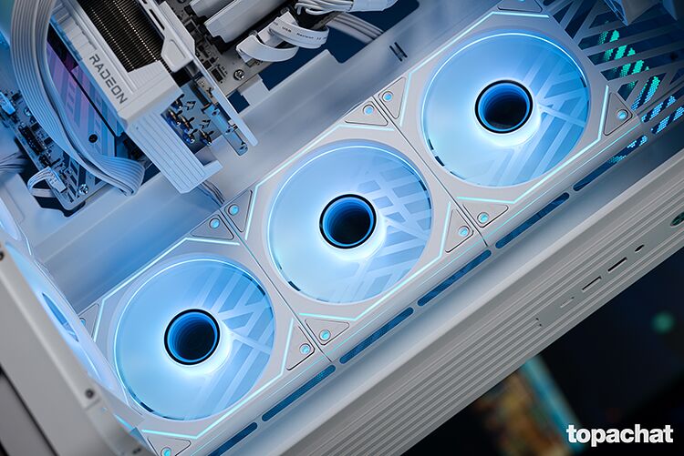 Fox Spirit Lightflow FA120R RGB - Blanc (Pack de 3) (image:2)
