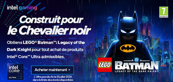 Lego Batman : Legacy of the Dark Knight offert avec Intel !