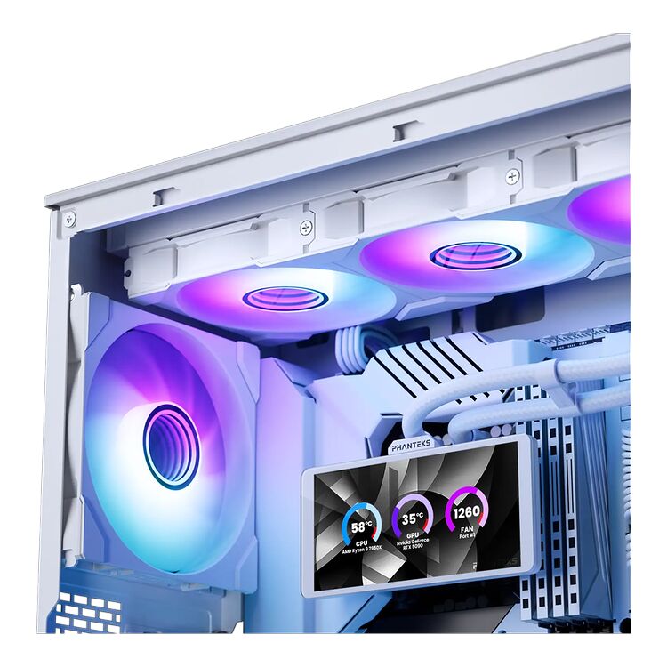 Phanteks Glacier One 360M25 G2 LCD Blanc - 360 mm (image:2)