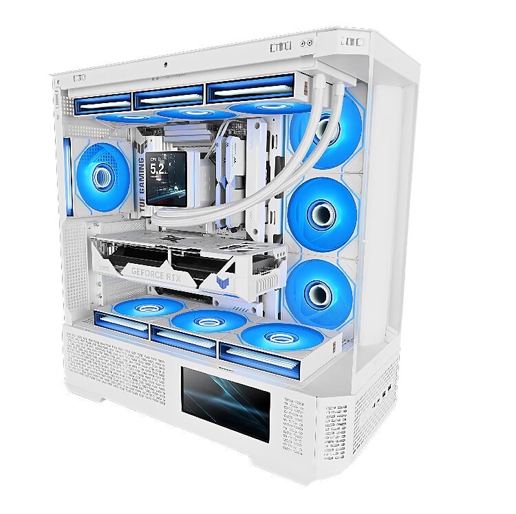 Thermaltake Swafan 120 EX Infinity ARGB Tripack - 120 mm - Blanc (Pack de 3) (image:2)