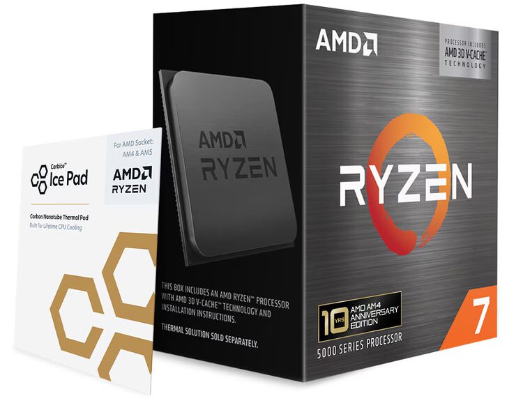 AMD Ryzen 7 5800X3D 10th Anniversary Edition (3.4 GHz) (image:2)