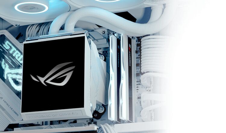 Asus ROG Strix SLC IV 360 ARGB LCD Blanc - 360 mm (image:2)