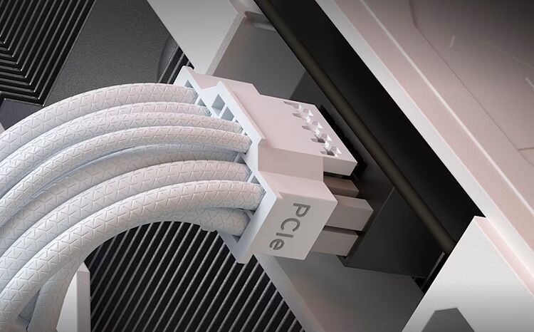 Corsair ThermalProtect Universal PCIe 5.1 600W 12V 2x6 - Blanc (image:2)