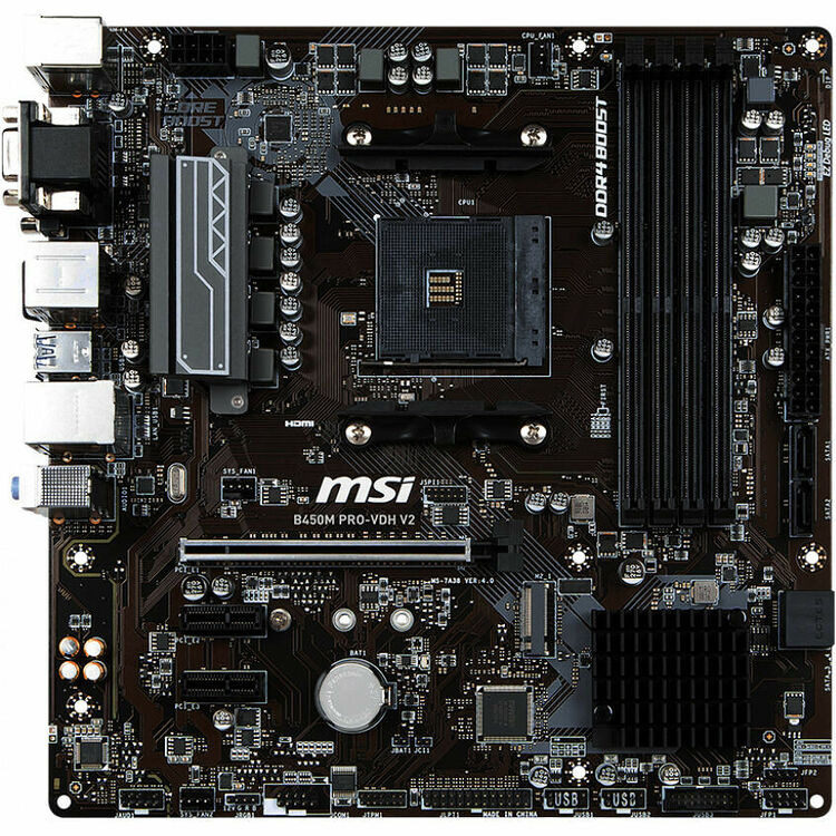 MSI B450M PRO-VDH V2