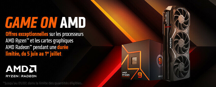 Promotions CPU et GPU Game On AMD