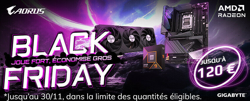 30€ remboursés par Gigabyte - Sélection GPU + CM AMD