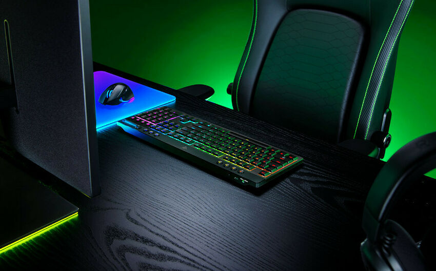 Razer Blackwidow V4 LP Hyperspeed (Switch Razer Orange) (AZERTY) (image:3)