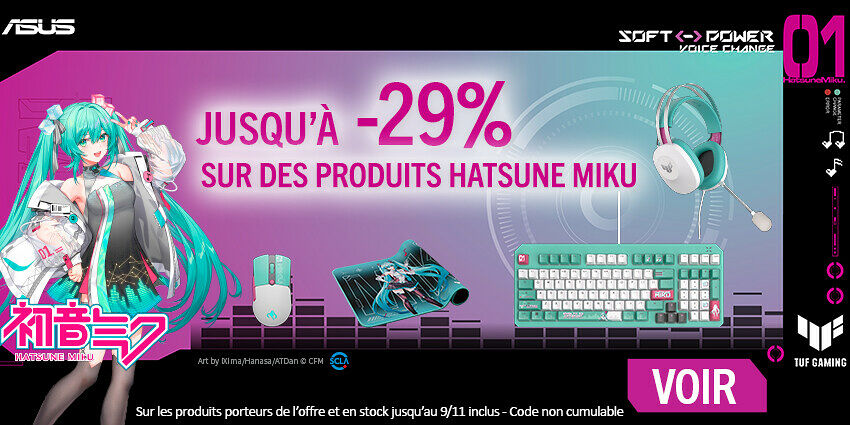 Périphériques Asus Hatsune Miku