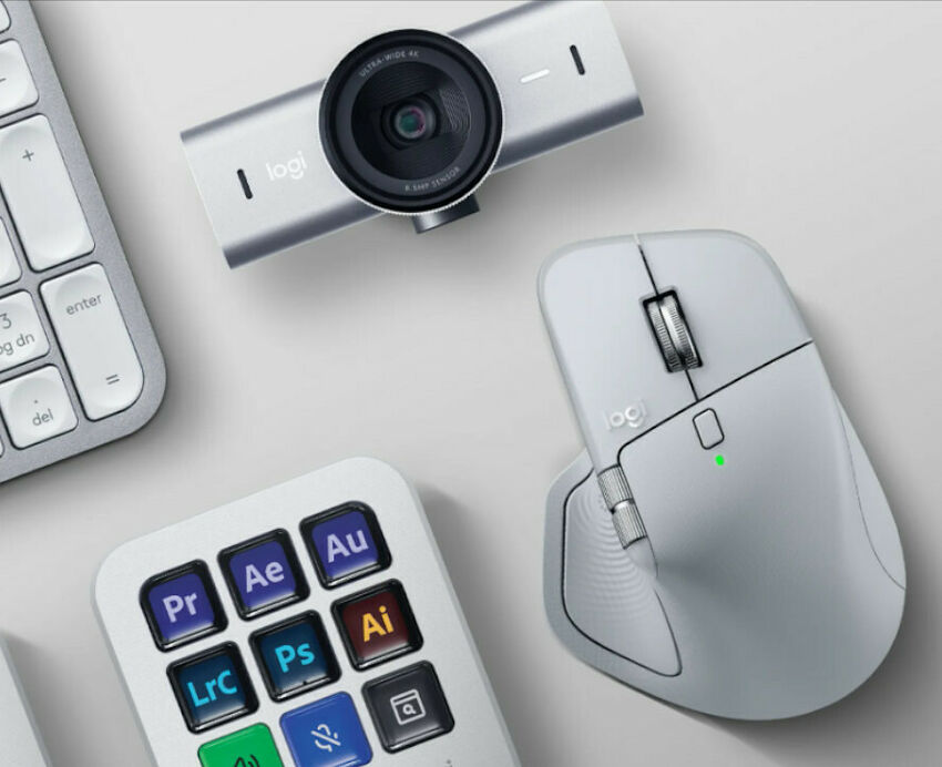 Logitech MX Master 4 - Gris PÃ¢le (image:2)