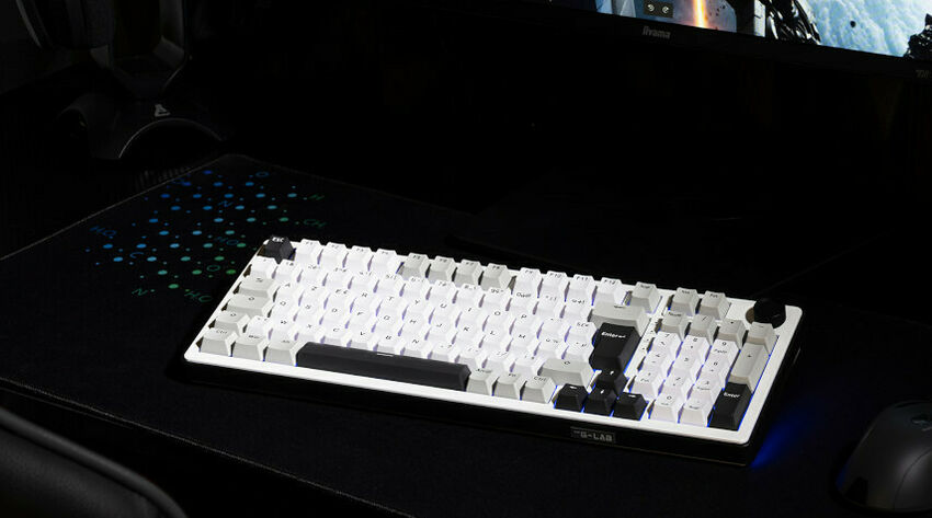 The G-Lab Keyz Elite 400 - Blanc/Gris (AZERTY) (image:3)