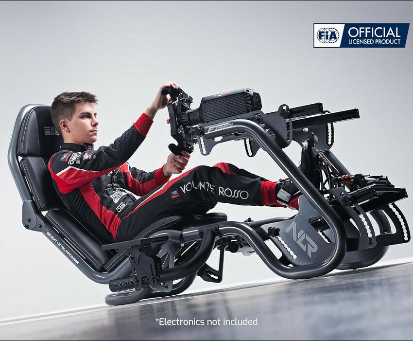 Next Level Racing - F-GT Pro Formula and GT Racing Simulator Cockpit (Grey) (image:2)
