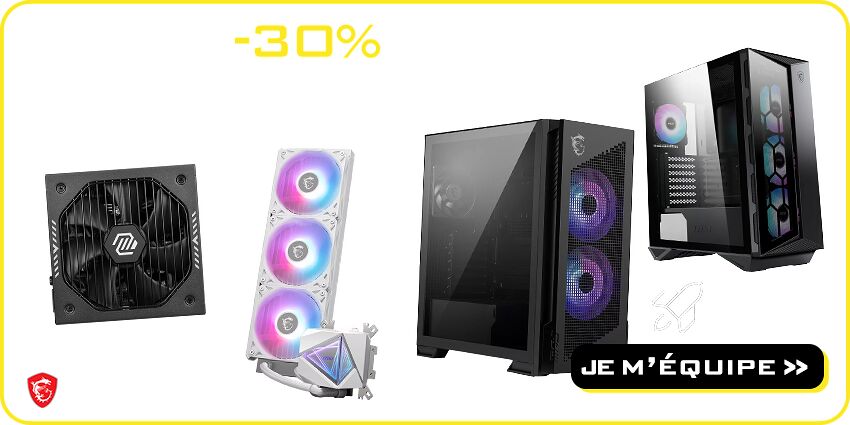 Jusqu'à -30% composants MSI