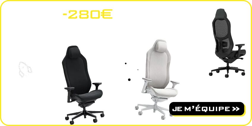 Jusqu'à -280€ fauteuils Fractal