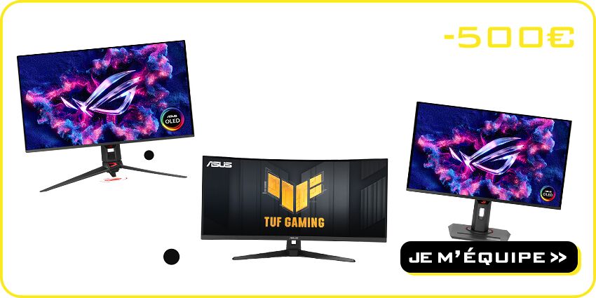 Jusqu'à -200€ écrans Asus