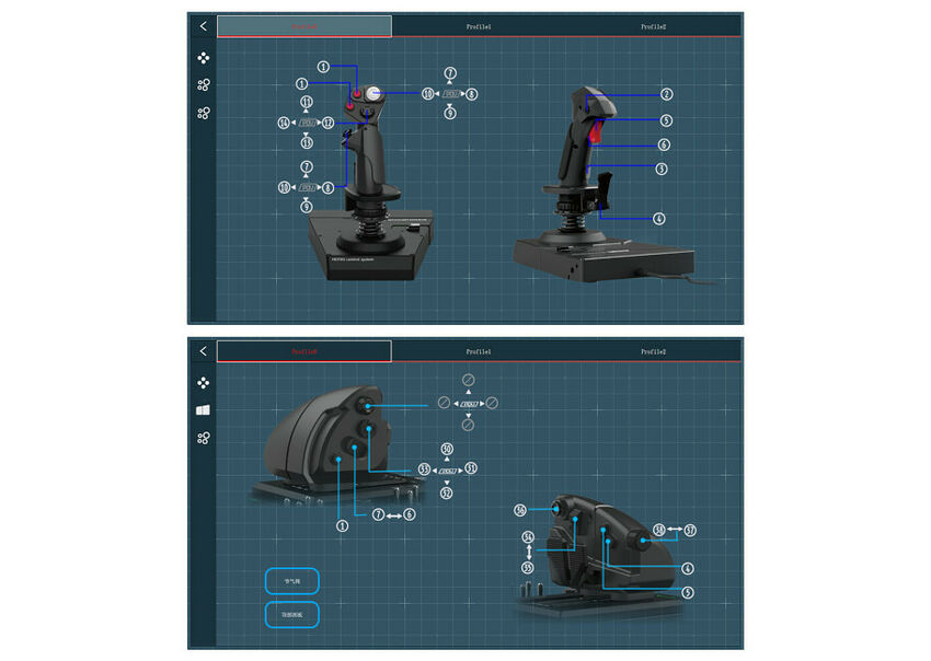 HORI Hotas Flight Control System & Mount (image:2)