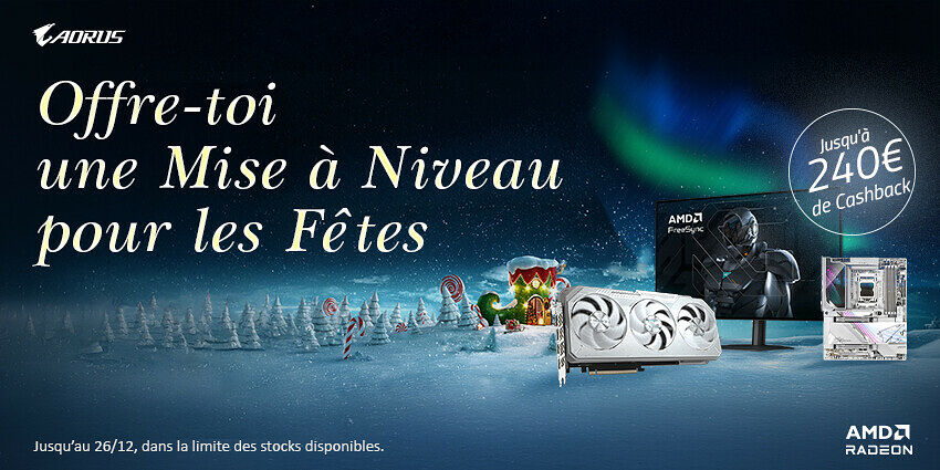 20€ remboursés avec un produit Gigabyte éligible