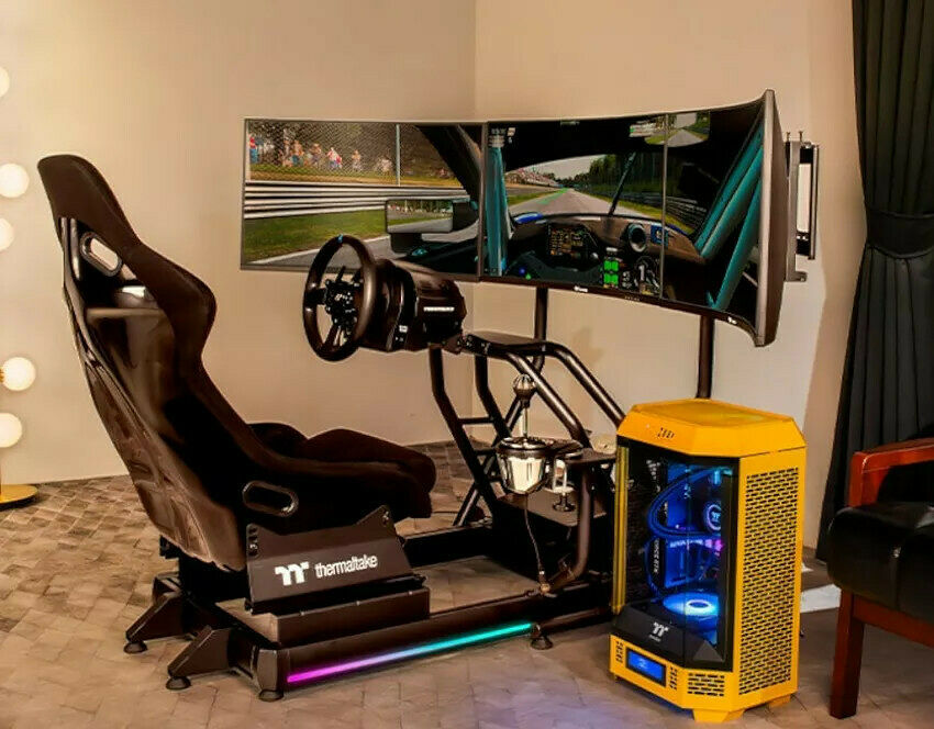 Thermaltake Sim Racing Bundle (Noir) (image:2)