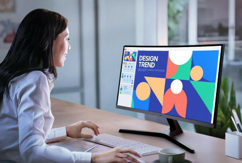 Samsung Essential S3 S27D390GAU (dalle incurvÃ©e) (image:2)