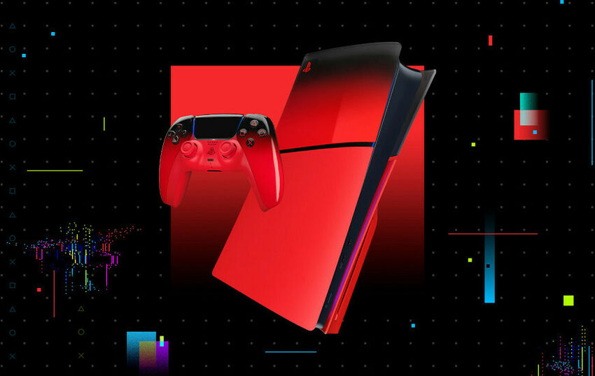 Sony PS5 DualSense Hyperpop (Techno Red) (image:2)