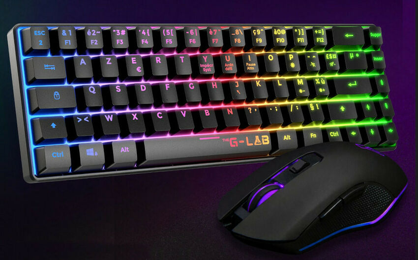 The G-Lab Combo Hydrogen Wireless - Noir (AZERTY) (image:2)