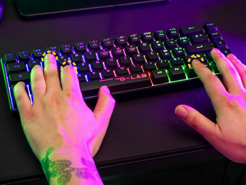 The G-Lab Keyz Hydrogen Wireless - Noir (AZERTY) (image:2)