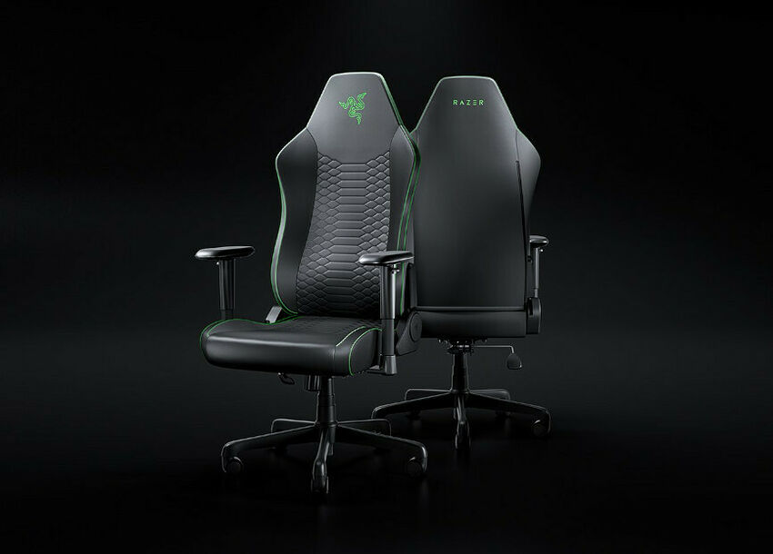 Razer Iskur V2 X NewGen - Noir/Vert (image:2)