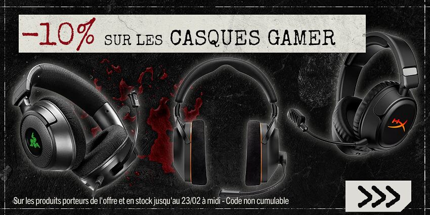 10% casques Gamer