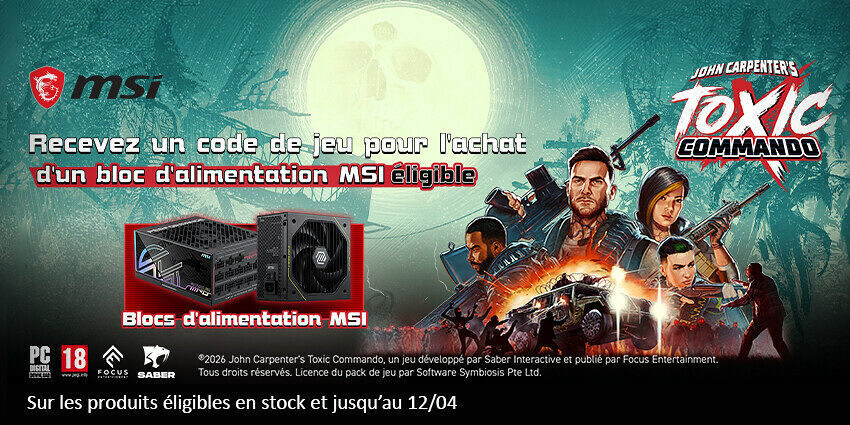 Toxic Commando avec MSI