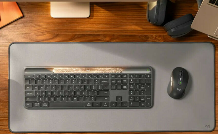 Logitech Signature Slim Solar+ wireless keyboard K980 (AZERTY) (image:3)