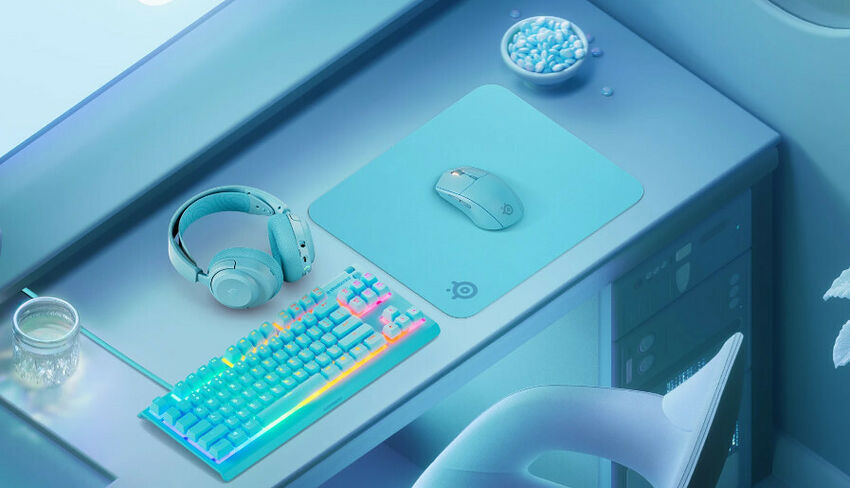 SteelSeries QcK M (Aqua) (image:2)