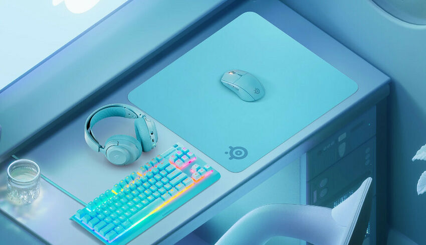 SteelSeries QcK L (Aqua) (image:2)