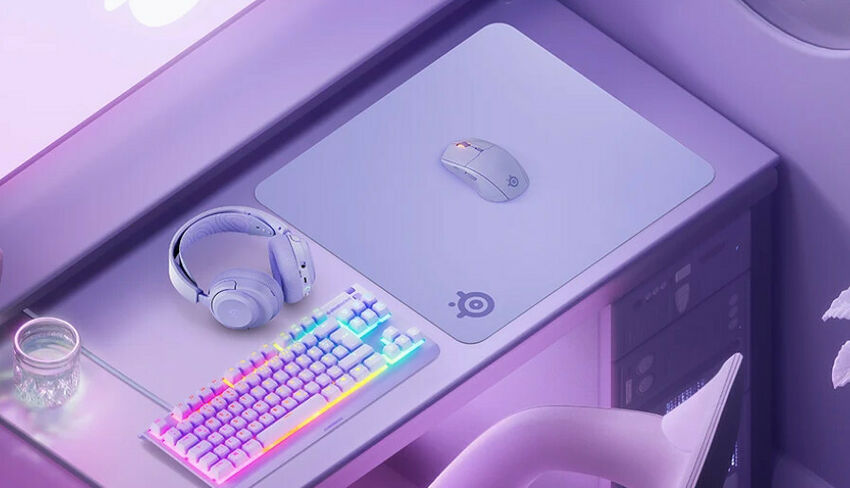 SteelSeries QcK L (Lavender) (image:2)