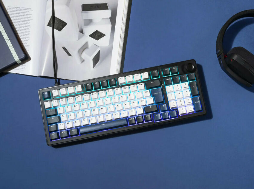 The G-Lab Keyz Elite 400 HE - Bleu/Noir (AZERTY) (image:2)