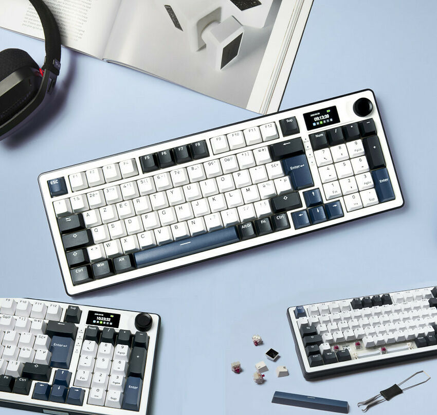 The G-Lab Keyz Elite 450 - Blanc/Gris (AZERTY) (image:2)