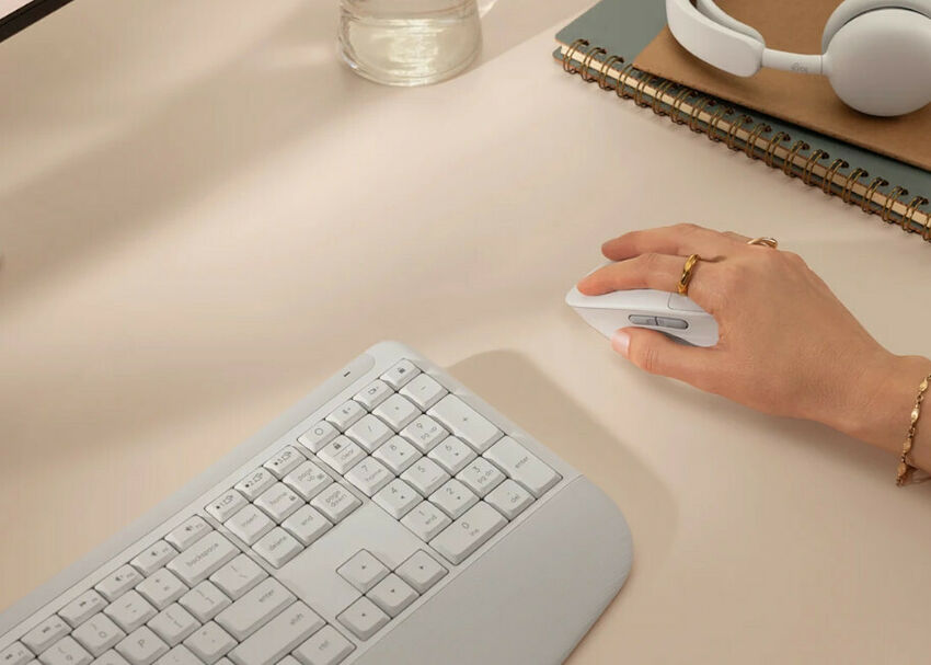Logitech Signature Comfort Plus M850 L (Blanc) (image:2)