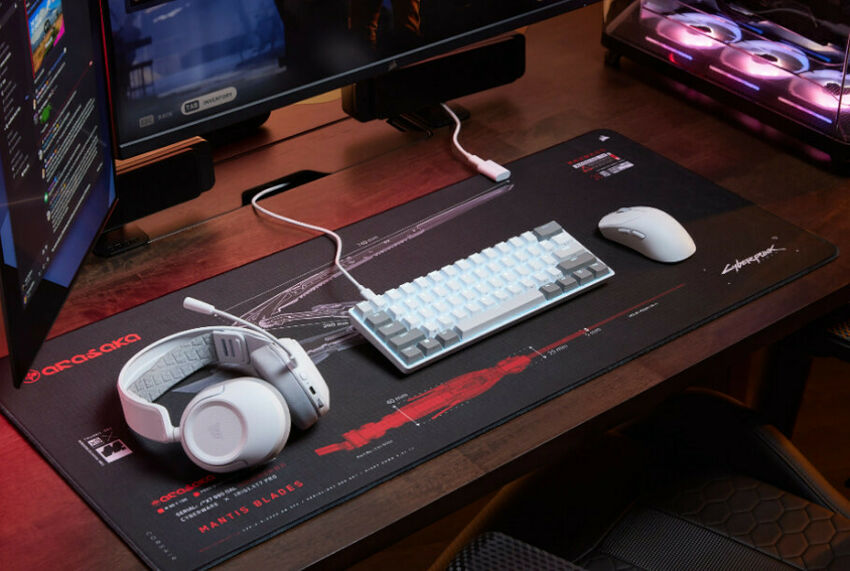 Corsair Clipper Pro Mini 60 (Blanc) (AZERTY) (image:2)