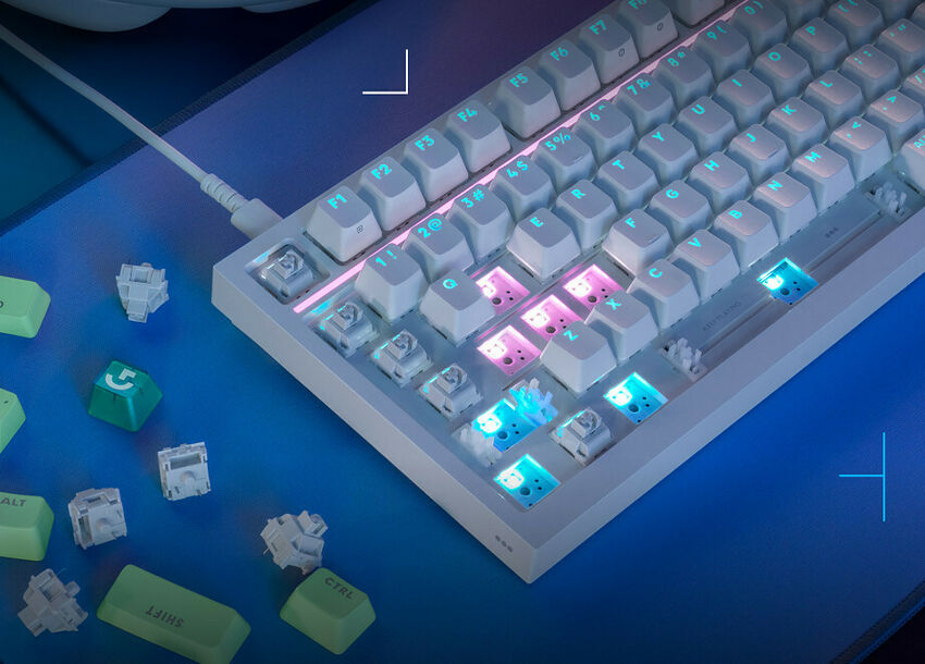 Logitech G316 X 98 - Blanc (AZERTY) (image:2)
