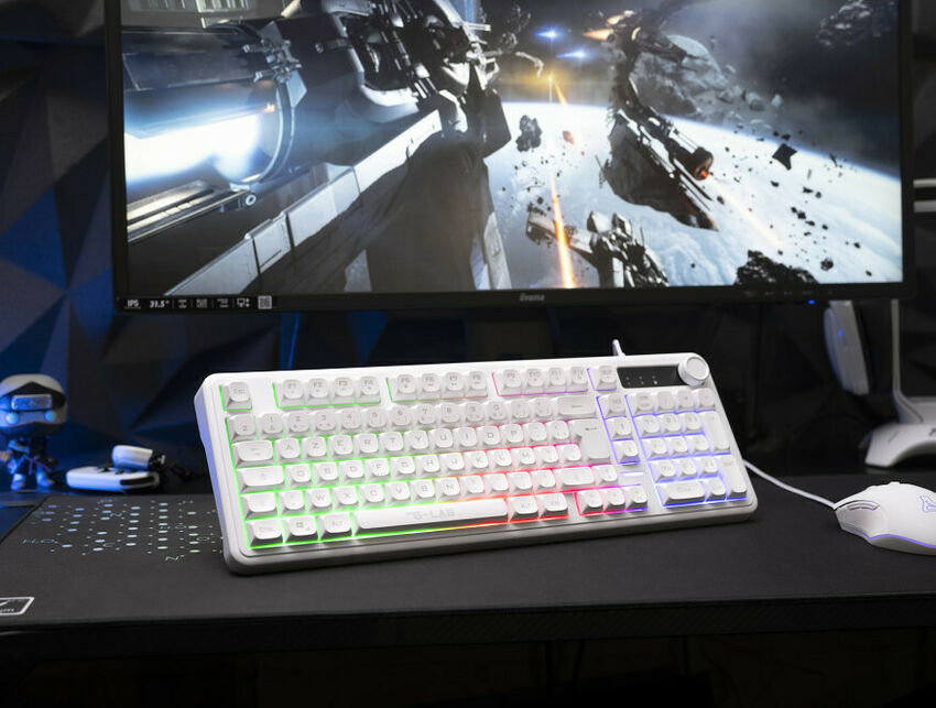 The G-Lab Keyz Caesium EX - Blanc (AZERTY) (image:2)