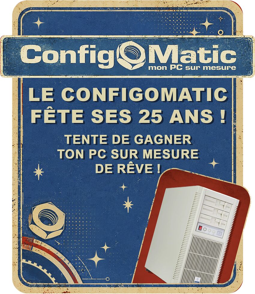 Logo ConfigoMatic 25 ans anniversaire