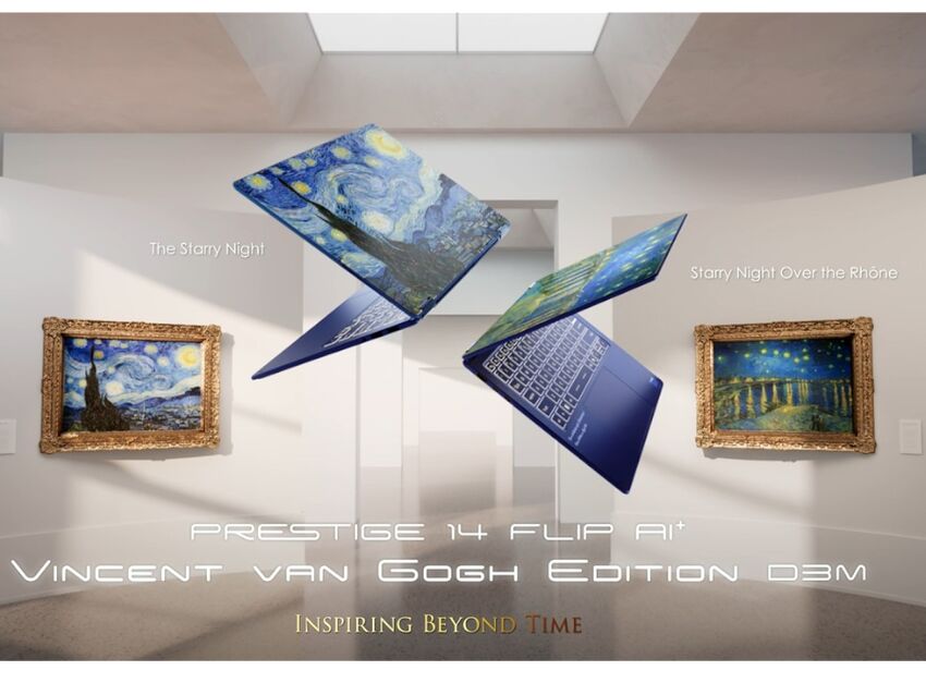 MSI Prestige 14 Flip AI+ The Starry Night Edition (image:4)