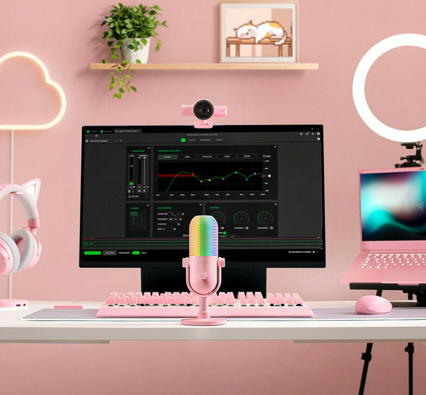 Razer Seiren V3 Chroma 32-Bit DSP - Quartz (image:2)